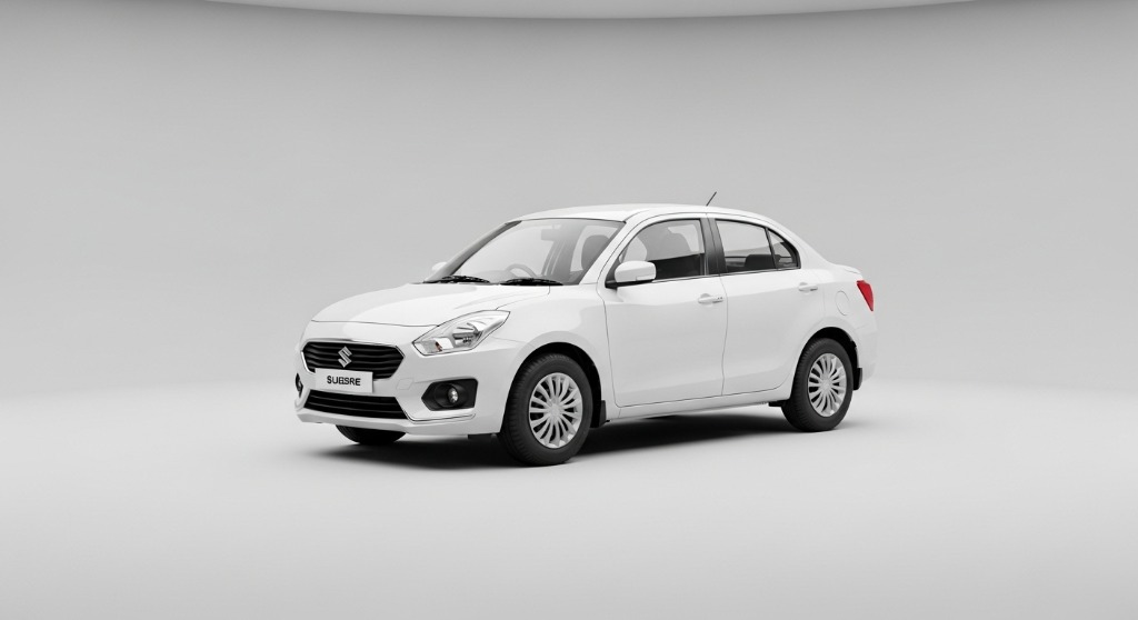 Maruti Swift Dzire sedan for affordable cab booking