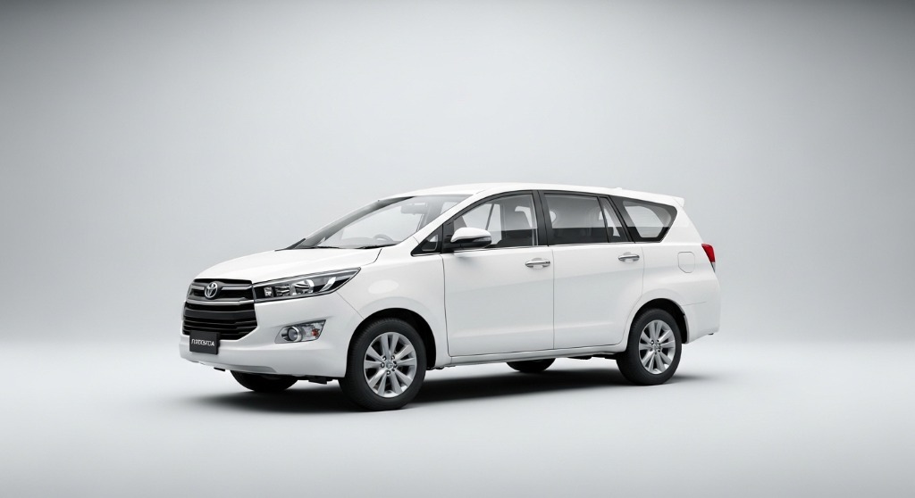 Toyota Innova Crysta premium SUV for outstation travel
